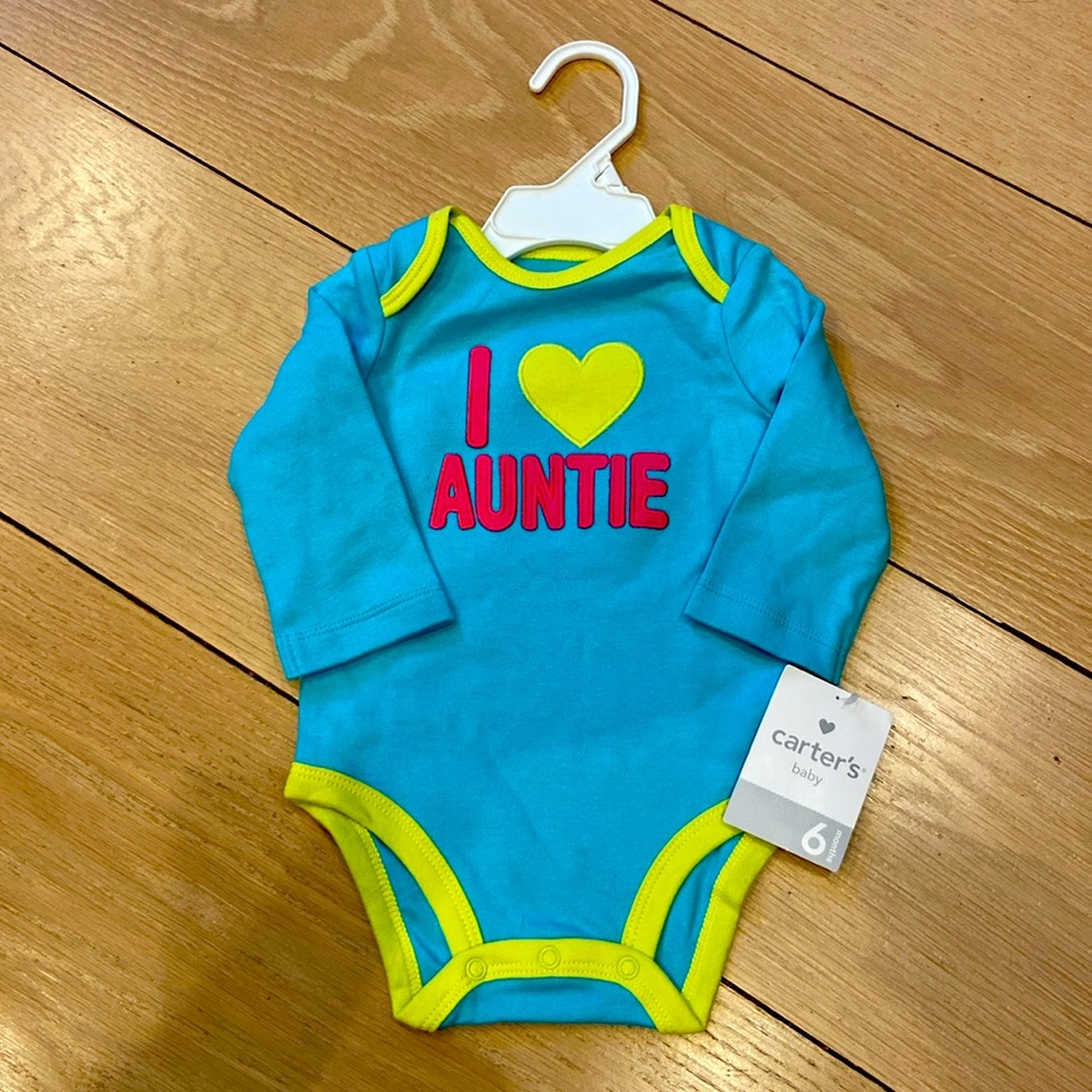 Carter’s “I Love Auntie” Onesie